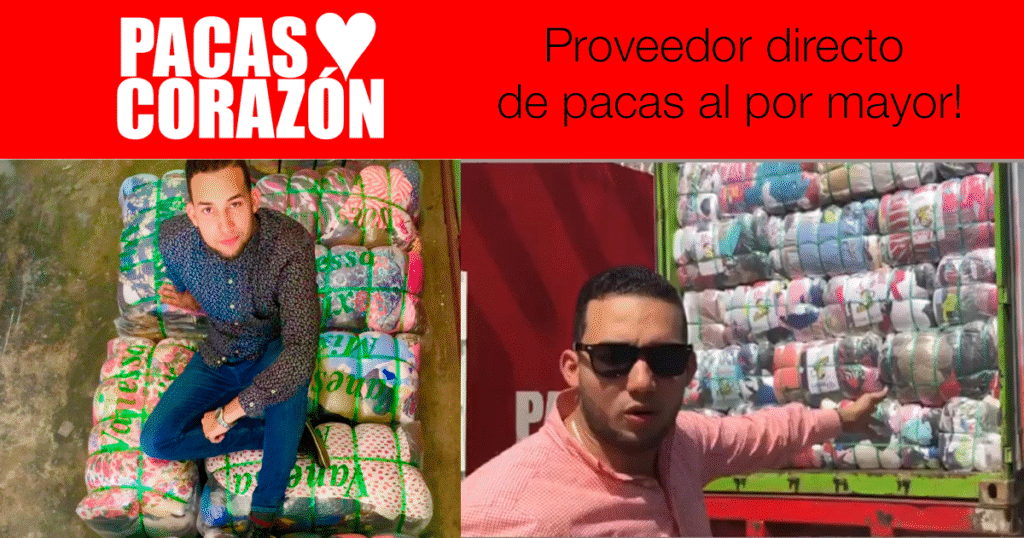 Proveedor directo de pacas al por mayor en Republica Dominicana